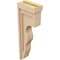 Ekena Millwork 4"W x 8"D x 24"H Thin Highland Rough Cedar Woodgrain TimberThane Corbel, Primed Tan CORUR04X08X24HLDRCPR - alternate 4